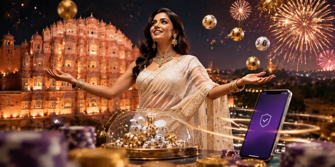 Excited VIP players in Jaipur engaging in lottery and betting activities